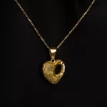 مدال گوشواره لیزری قلب 8016