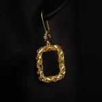 مدال گوشواره مربع 8020