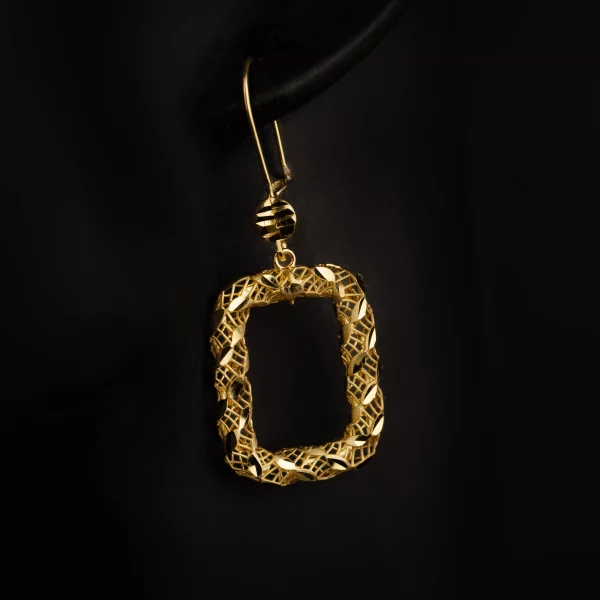 مدال گوشواره مربع 8020